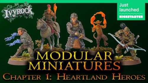IvyRock Modular Miniatures - Chapter 1: Heartland Heroes