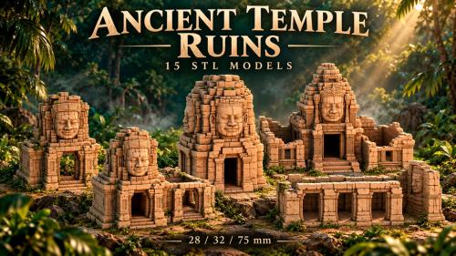 Ancient Temple Ruins |28-32-75MM|