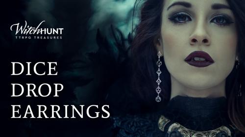 Dice Drop Earrings: Designed for Dungeon Delvers