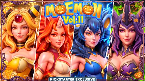 MoeMon Vol.11 – Collect Them All | 120mm STL Pin-Ups