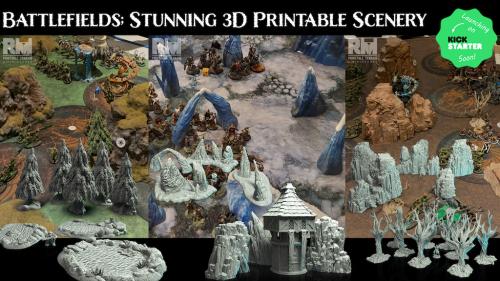 Battlefields Stunning 3D Printable Scenery