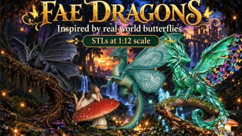 Fae Dragons Inspired by Butterflies Around The World