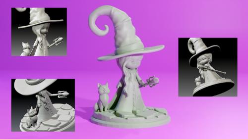Wizard of The Dark Forest: SFW & NSFW STL files