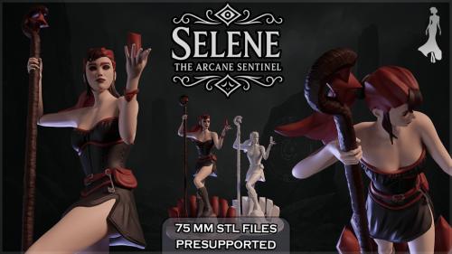 Selene - The Arcane Sentinel - 3D Printable STL