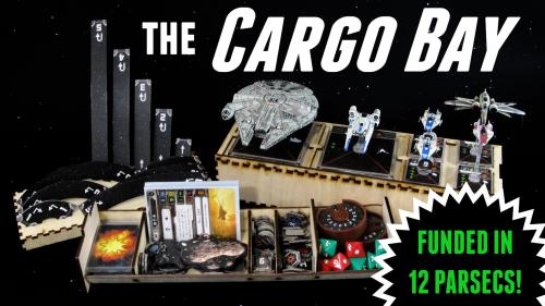 CARGO BAY game transport compatible with X-Wing miniatures