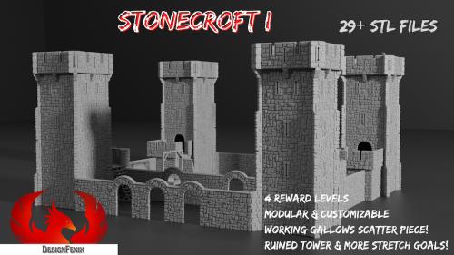 Stonecroft I - Expandable Castle Building System STLs