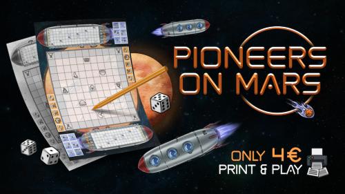 Pioneers on Mars: a Roll and Write Dice Battle