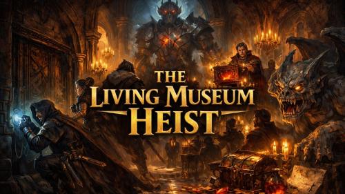 The Living Museum Heist D&D adventure