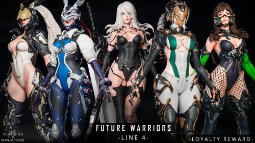 Future Warrior - Line 4 - 3D Printing Miniatures