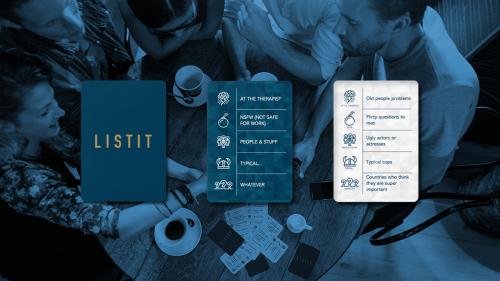 Listit - The Casual Card Game For The Li(s)t Generation