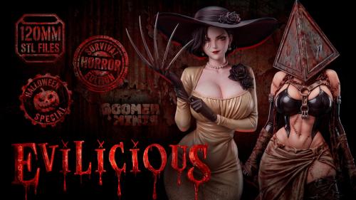 Evilicious: Survival Horror Edition - Halloween STL Files