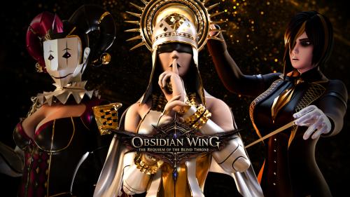 OBSIDIAN WING | REQUIEM OF THE BLIND THRONE | STL Miniatures