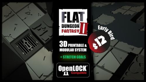 Flat Dungeon Fantasy 2 : OpenLOCK Edition