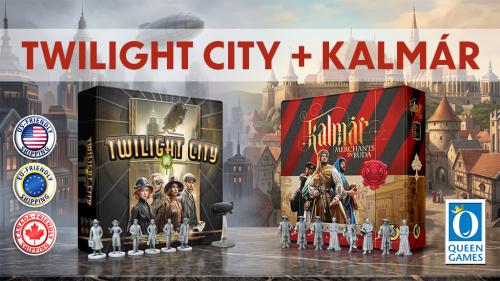 Boardgame - Twilight City and Kalmár : Merchants in Buda