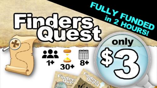 Finders Quest- Print and Play Treasure Hunting Adventure