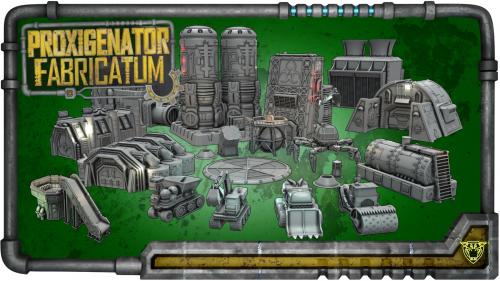 The Proxigenator s Fabricatum, Industrial Sci-fi scenery STL