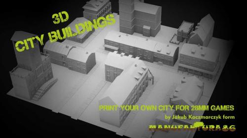 3D city buildings