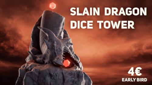 Slain Dragon Dice Tower