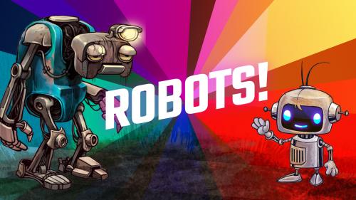 ROBOTS! A casual strategy card game for 2-5 players