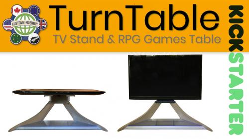 TurnTable: RPG Map Table and TV Stand