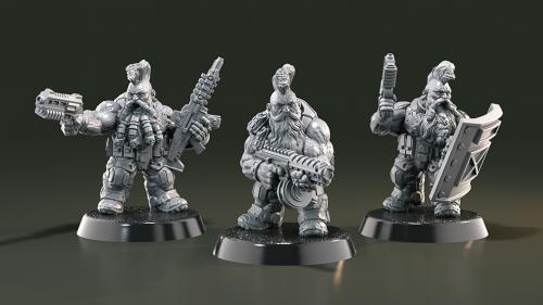 Tactical Space Dwarf Army