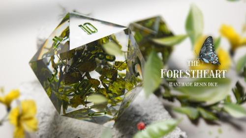 The Forestheart | Handmade Resin Dice