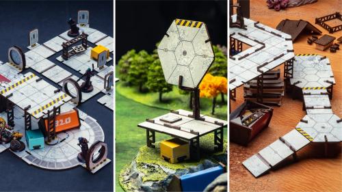 Facility 404 ♦ Sci-fi dungeon tiles & tabletop terrain