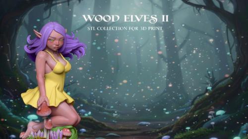 Wood Elves II- STL files for 3d print