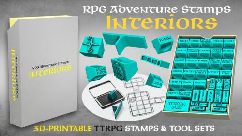 RPG Adventure Stamps: Interiors Set