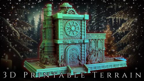 Christmas Factory - 3D Printable Terrain