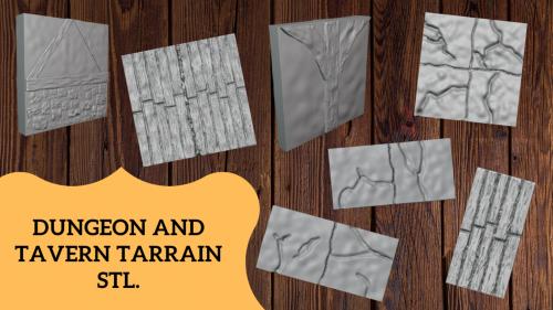 Dungeon and Tavern Terrain STL s