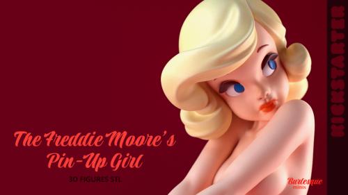 The Freddie Moore’s Girl – Pin-Up Miniature – STL files