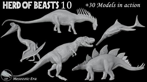 HERD OF BEASTS 10 - DINOSAURS 3