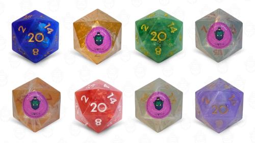 MAKE 100 D20 soaps with mystery dice set inside