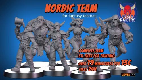 Realm Raiders football fantasy nordic team