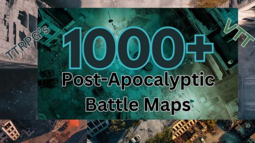 Post-Apocalyptic RPG Maps: A World of Total Destruction