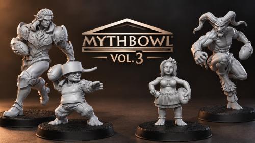 Mythbowl Ultimate Fantasy Football STL collection vol 3