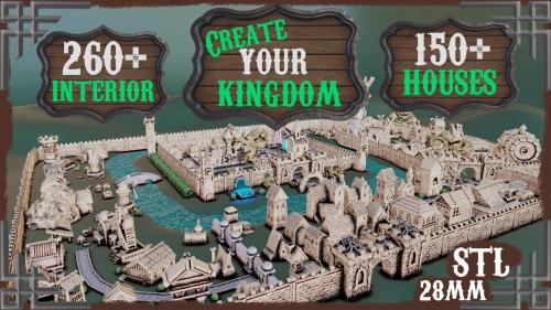 Create your kingdom (STL, 28mm)