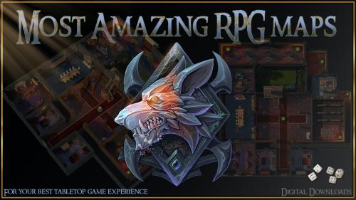 Role playing fantasy game maps, new amazing style!