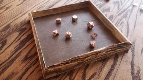 Live-Edge Dnd Dice Tray