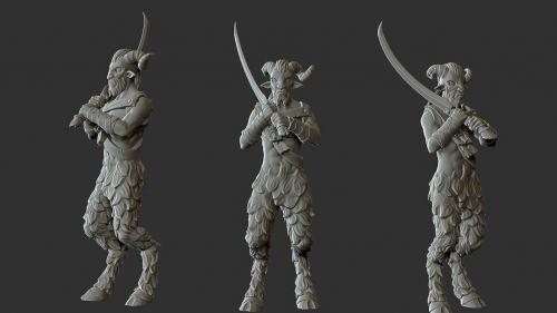 Help us Make 28mm Hard Plastic Fauns for Your Tabletop Games