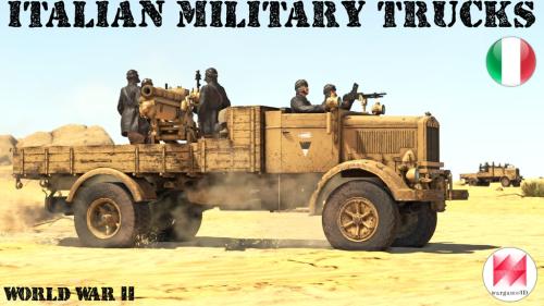 ITALIAN Military Utility vehicles of WW2 (scale 1:56)