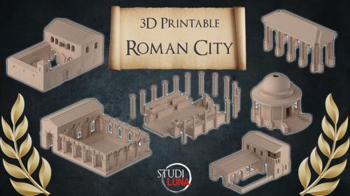 3D Printable Roman City STL