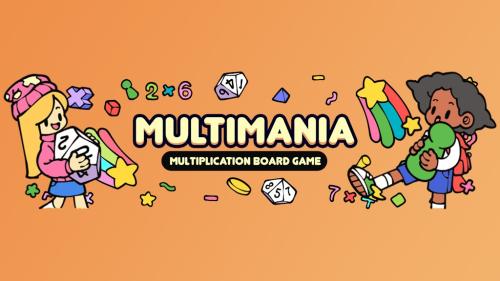 Multimania | Multiplication Board Game 1-4 players (6+)