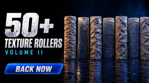 50+ Printable Texture Rollers VOLUME II