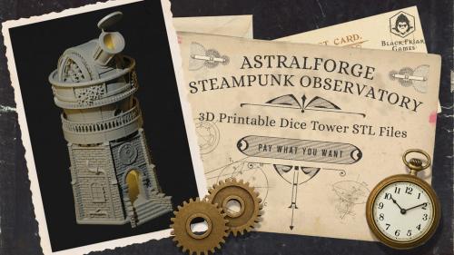 Astralforge Observatory Dice Tower - 3D Printable STL Files