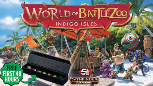 World of Battlezoo: Indigo Isles for Pathfinder 2e and 5e