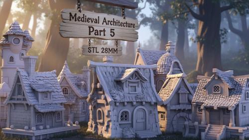 Medieval Architecture Part 5 - STL / 28MM