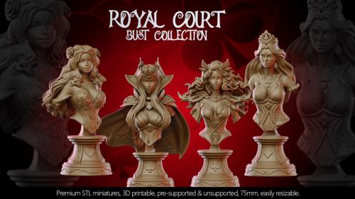 The Royal Court - Bust Collection STL Files