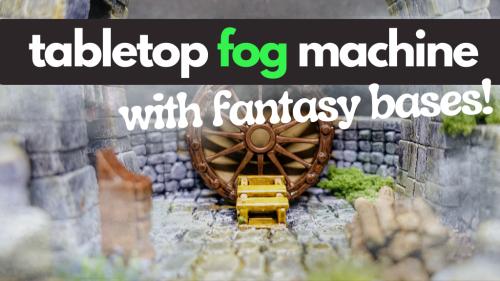 TABLETOP FOG MACHINE w/ custom bases